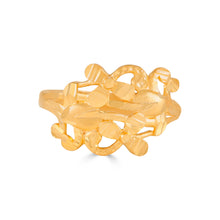 Prisha Regal Petal Gold Ring