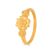 Aashvi Trio Floral Gold Ring