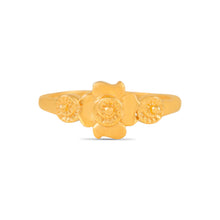Aashvi Trio Floral Gold Ring