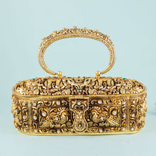 Antique Golden Plated Silver Purse