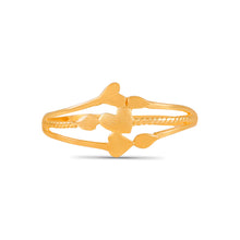 Reema Graceful Heart Gold Ring