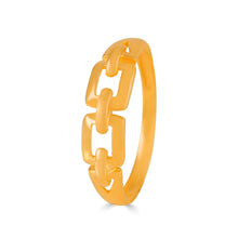 Ishita Geometric Chain Gold Ring
