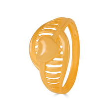 Isha Flow Heart Leaf Gold Ring