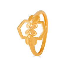 Shanaya Floral Glow Gold Ring