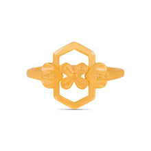 Shanaya Floral Glow Gold Ring