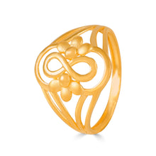 Teen Floral Bond Gold Ring