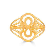 Teen Floral Bond Gold Ring