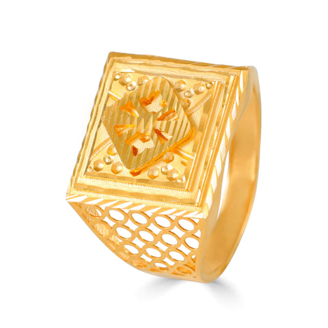 Advik  Royal Majesty Gold Ring