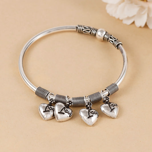 Janvi Fancy Silver Bracelet