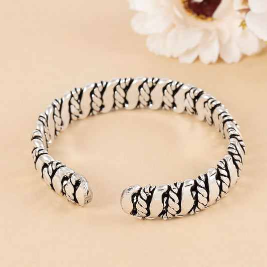 Surbhi Classic Silver Cuff Bracele