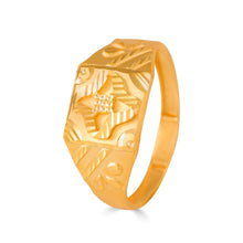 Keshav Floral Charm Gold Ring