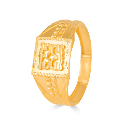 Ronav Classic Crest Gold Ring