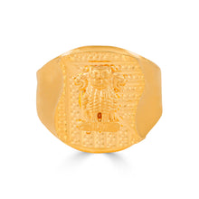Krish Ashoka Emblem Gold Ring