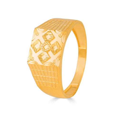 Darsh Geometric Grace Gold Ring