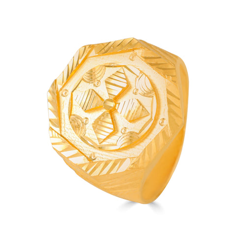Tanish Imperial Craft Design Gold Ring