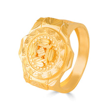 Laksh Majestic Aura Gold Ring