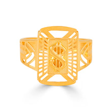 Samar Luxury Dollar Design Gold Ring