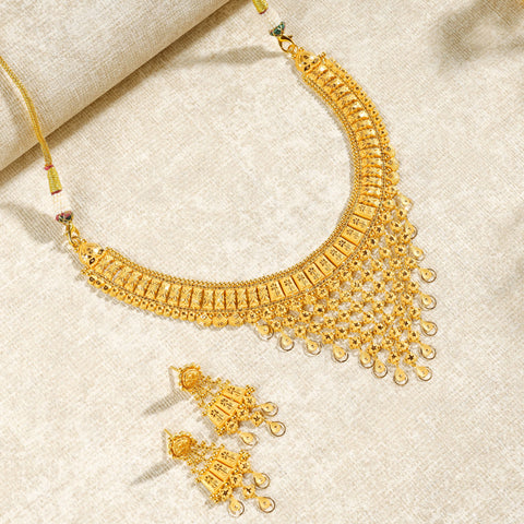 Samriddhi Lattice Regal Necklace Set
