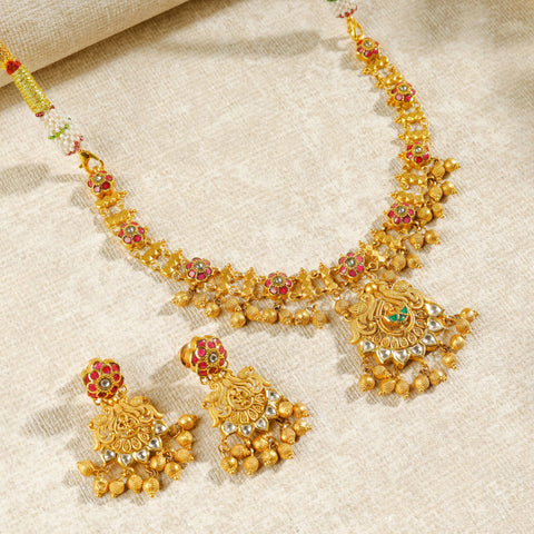 Tanirika Divine Peacock Necklace Set