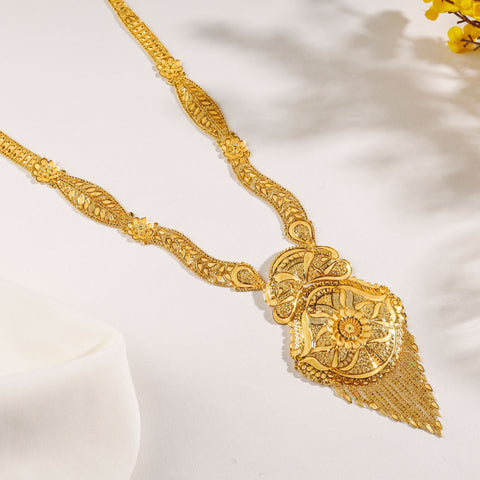 Sharini Majestic Floral Long Necklace