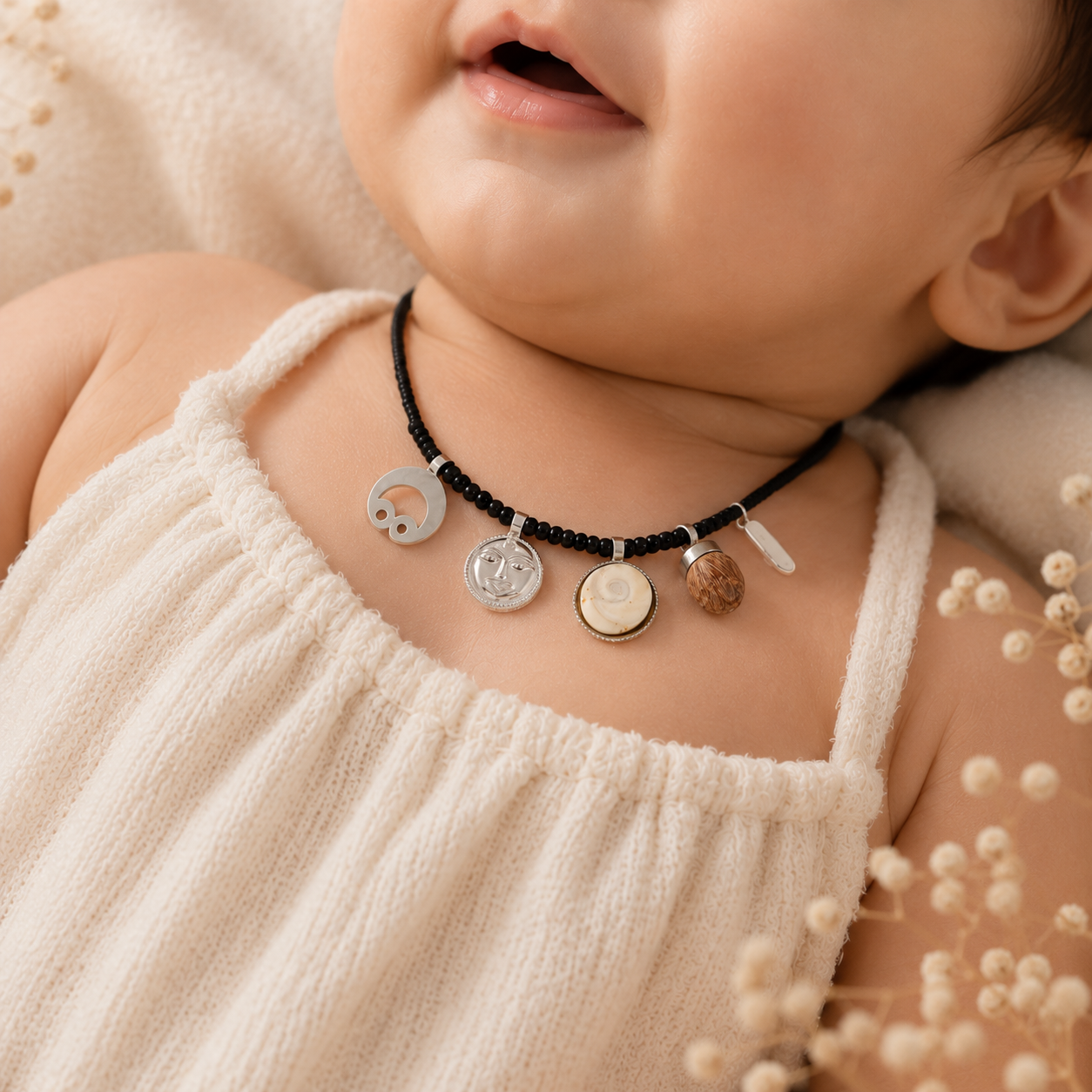 Moon Blessing Silver Baby Nazariya Set