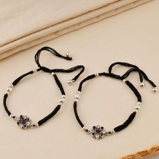 Anika Silver Anklets