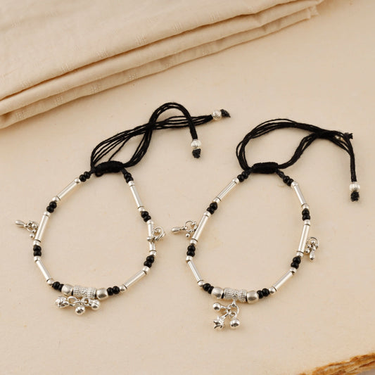 Riya Silver Anklets