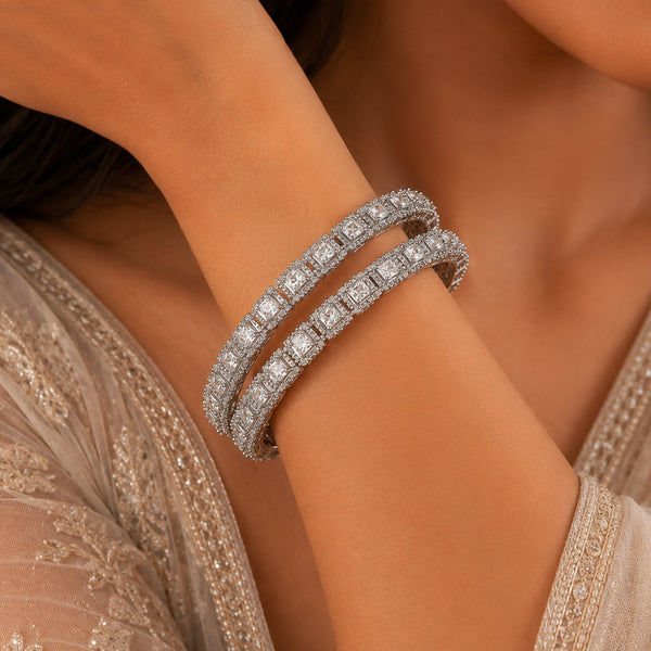 Kashish Royal Silver Bangles