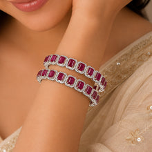 Alvina Precious Silver Bangles
