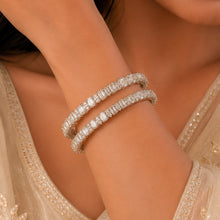 Anika Divine Glow Silver Bangles