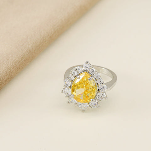 Saanvi Ethereal Silver Ring