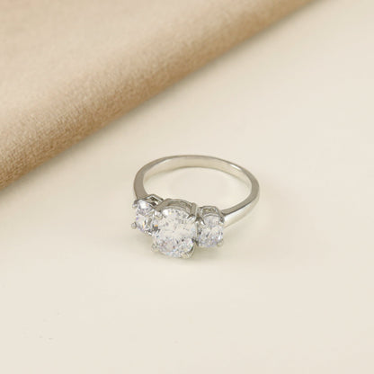 Nishi Jovial Swarovski Silver Ring