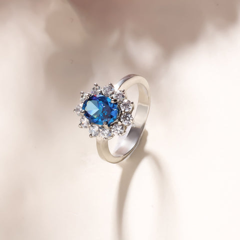 Ishika Trendy Silver Ring