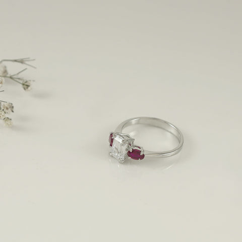 Shina Precious Silver Ring