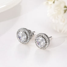 Gunjan Round Halo Stud Earrings