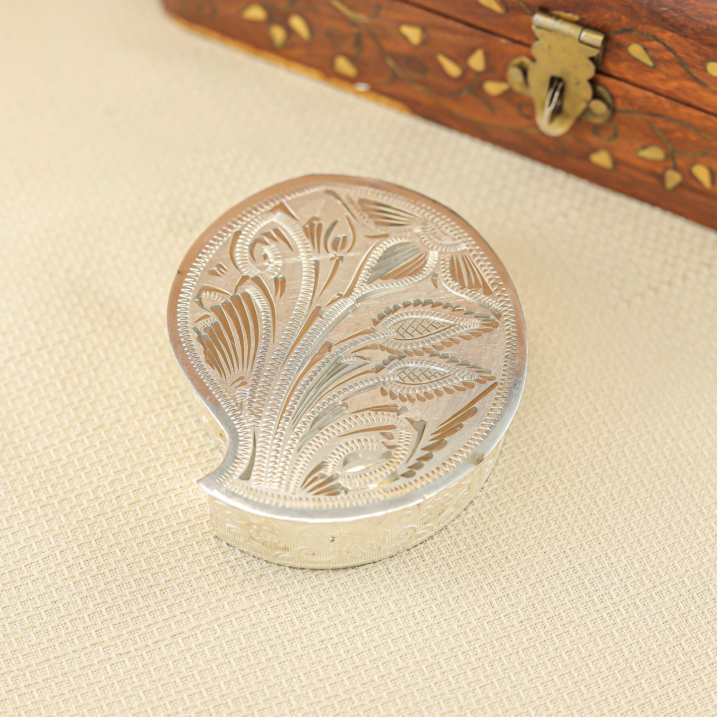 Elegant Silver Multipurpose Box