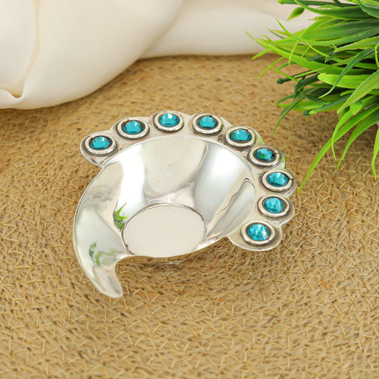 Trendy Sterling Silver Diya