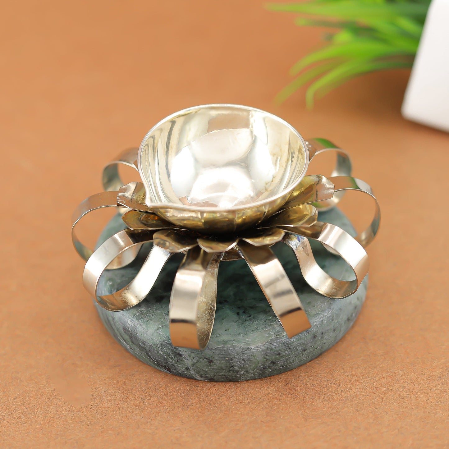 Alvira Classic Silver Diya