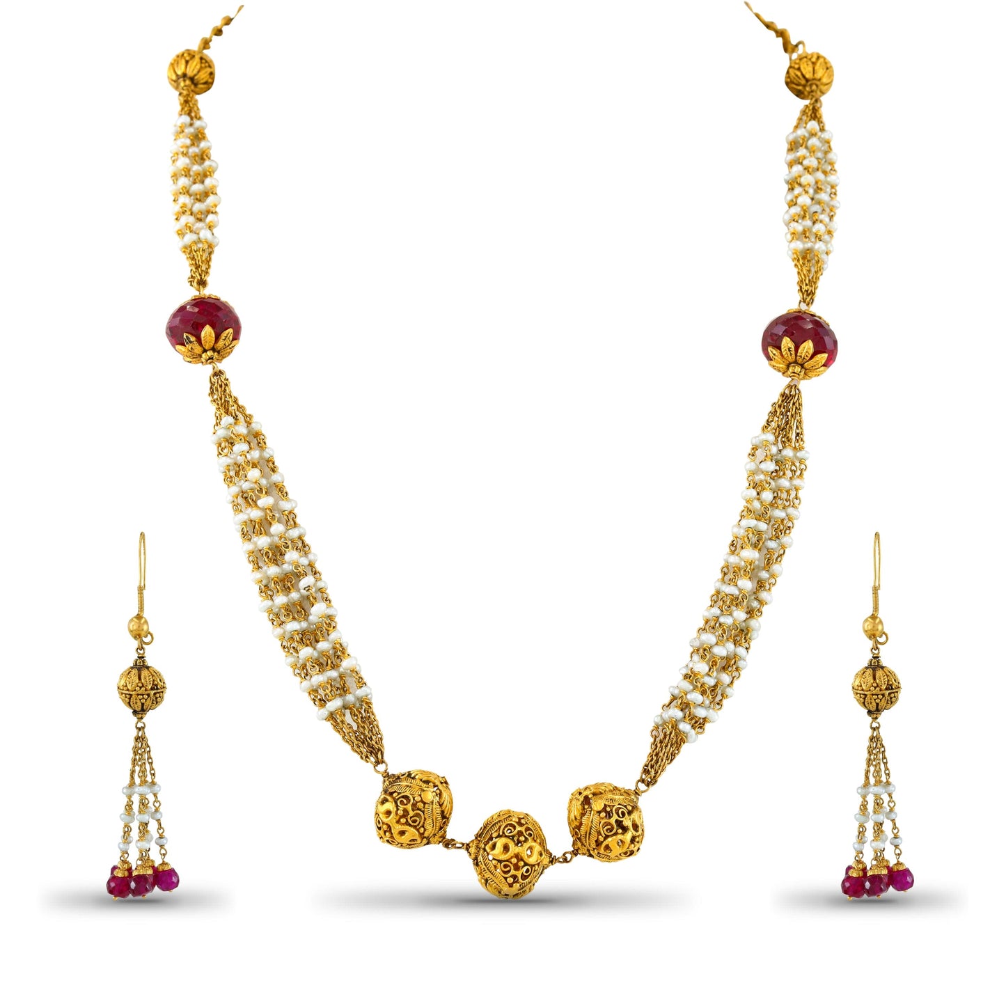 Kashish Pleasing Gold Necklaces Set