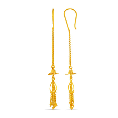 Purvika Gleaming Gold Earrings