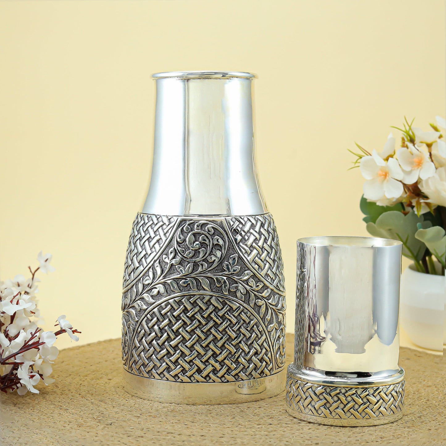 Fancy Silver Surai-Set