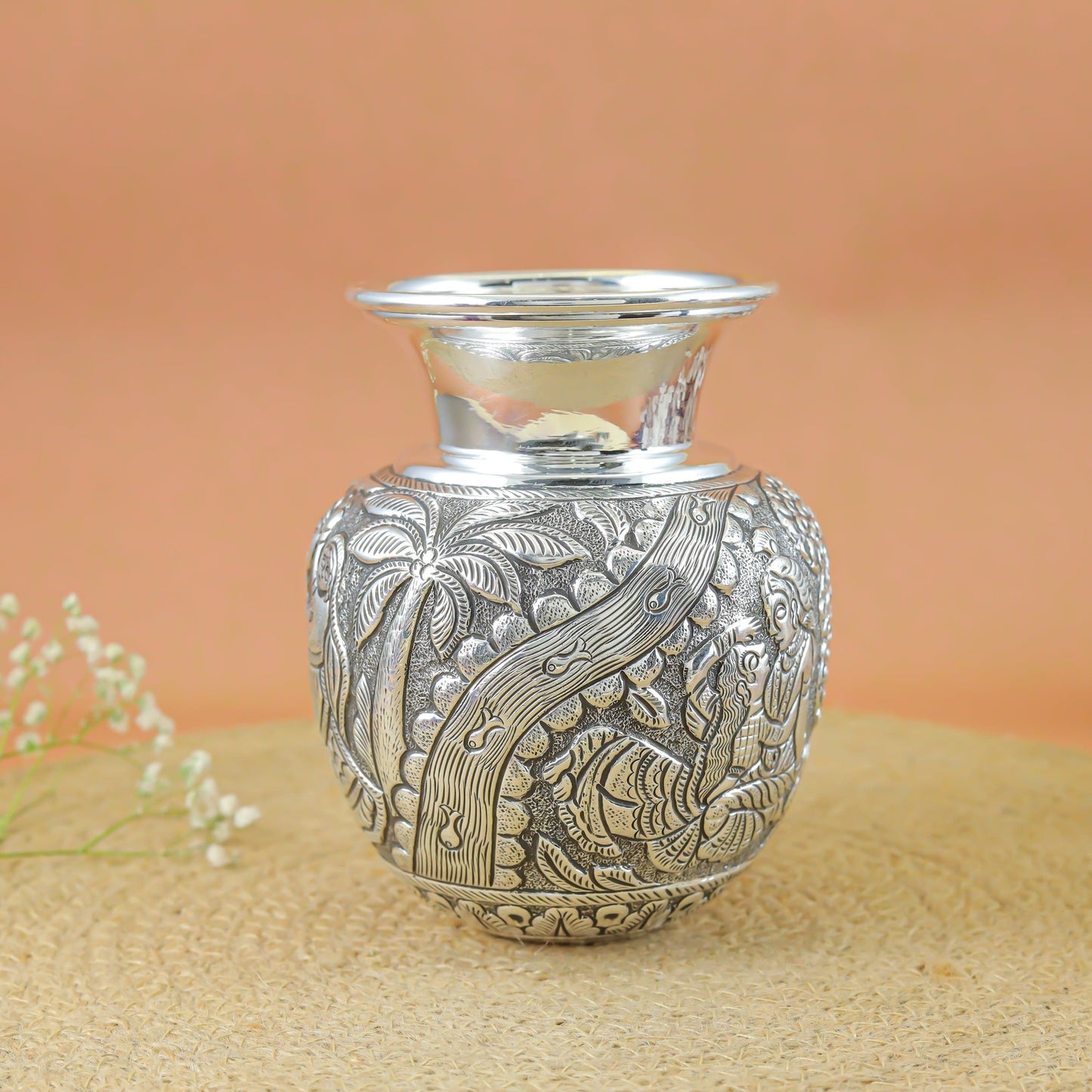 Sensational Antique Silver Kalash
