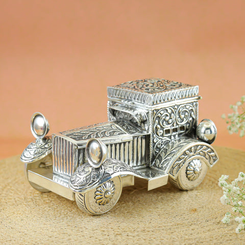 Antique Fancy Silver Car