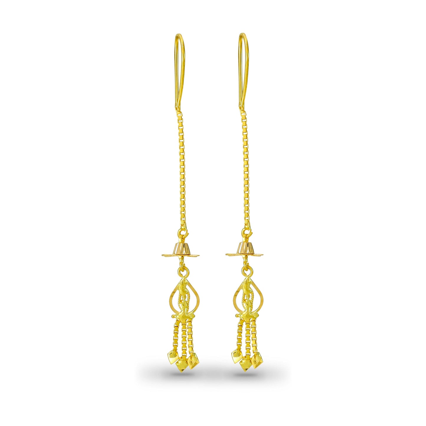 Yasha Alluring Gold Earrings