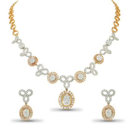 Sakshi Beauty Diamond Necklace Set