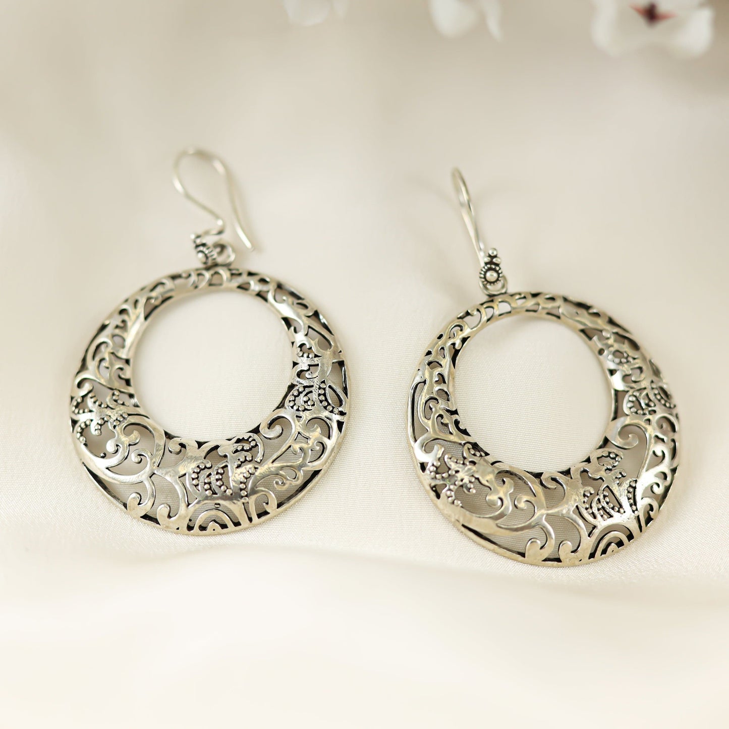 Piyani Charming Silver Earrings