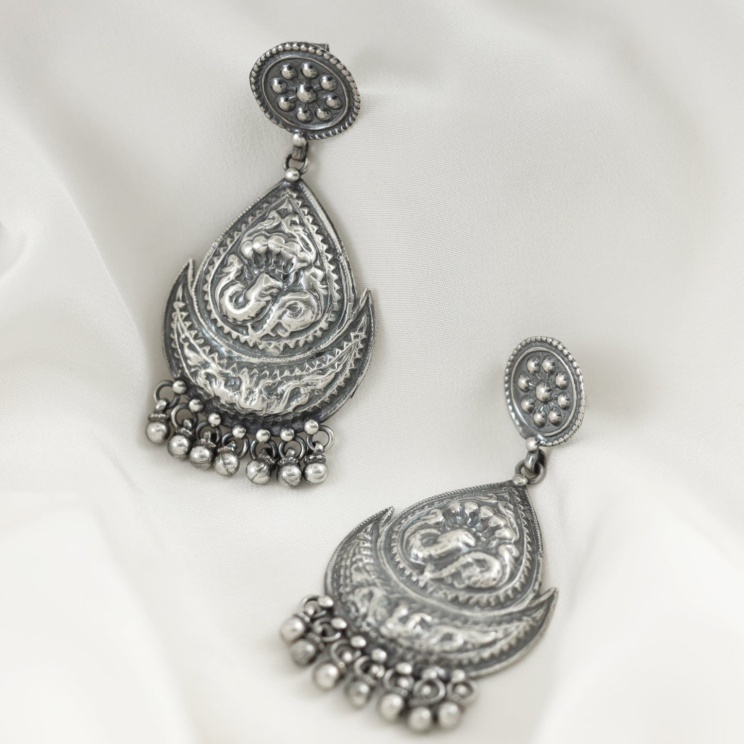 Mia Alluring Silver Earrings