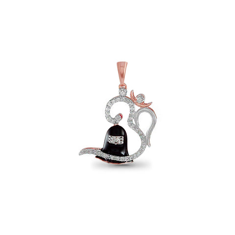 Om Shiv Diamond Pendant