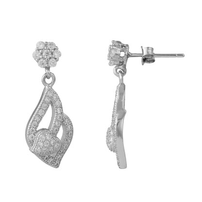 Ranmika Delicate CZ Silver Earrings