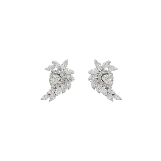 Nylahani Gleaming Diamond Earrings